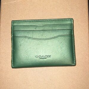 Coach Metallic Card Case